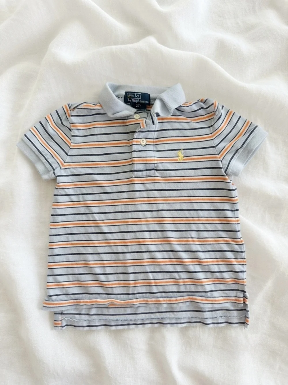 Y2K Striped Polo Ralph Lauren Boys Shirt | 2T